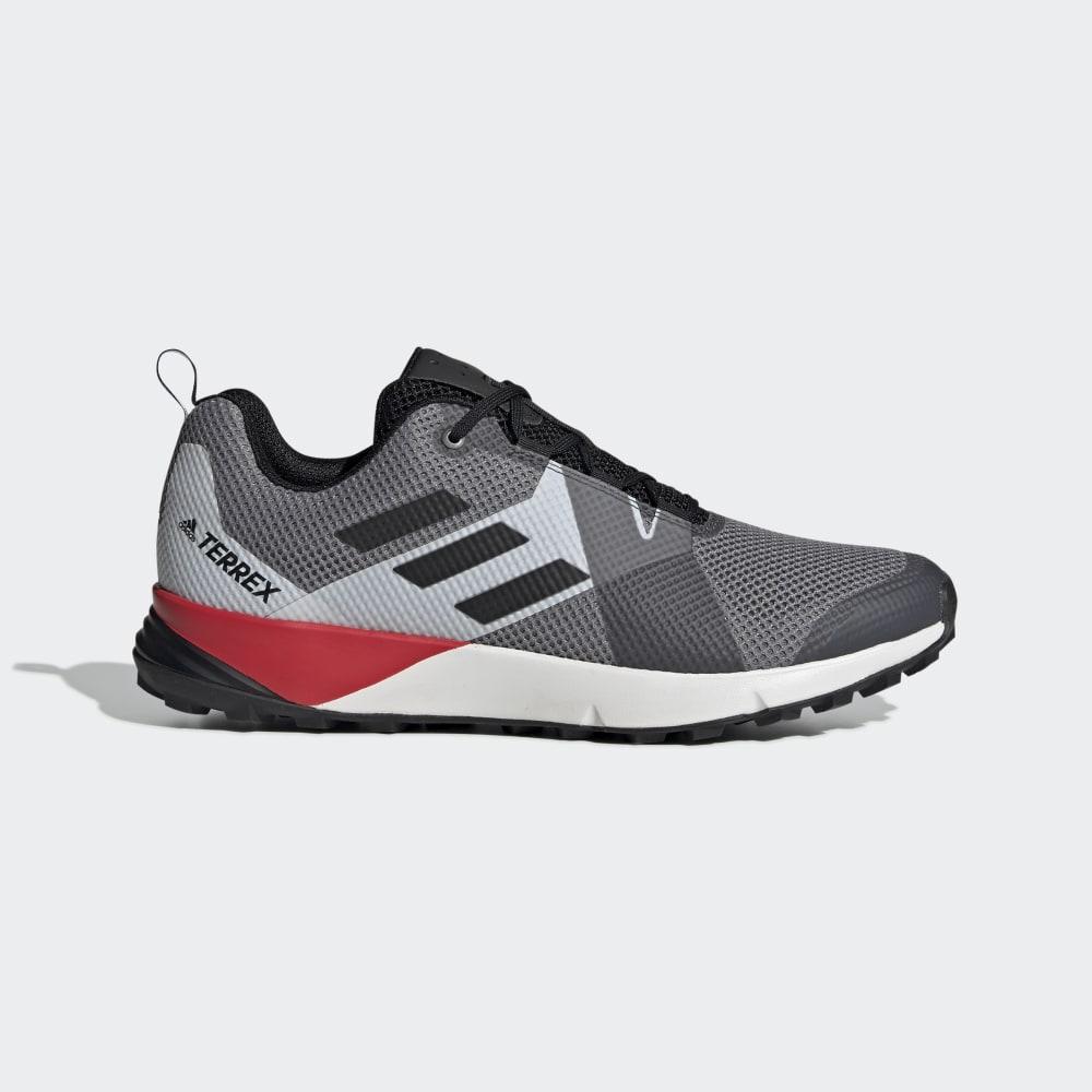 Adidasi Alergare Adidas Terrex Two Barbati Romania - Gri/Negrii/Rosii BC0499